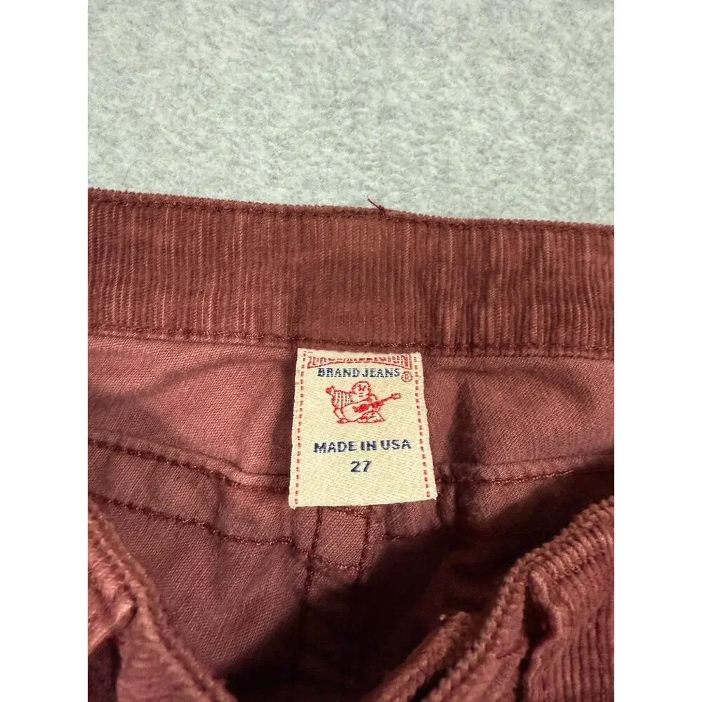 True Religion Womens Size 27 Skinny Corduroy Pants - Picture 4 of 9